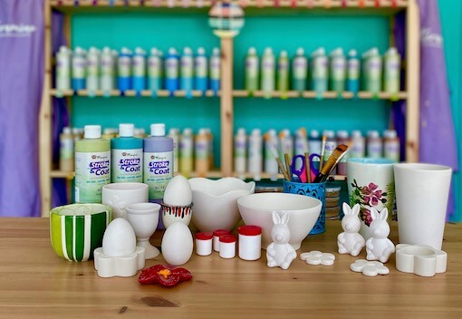 Keramik zuhause bemalen – jetzt Keramik to go abholen